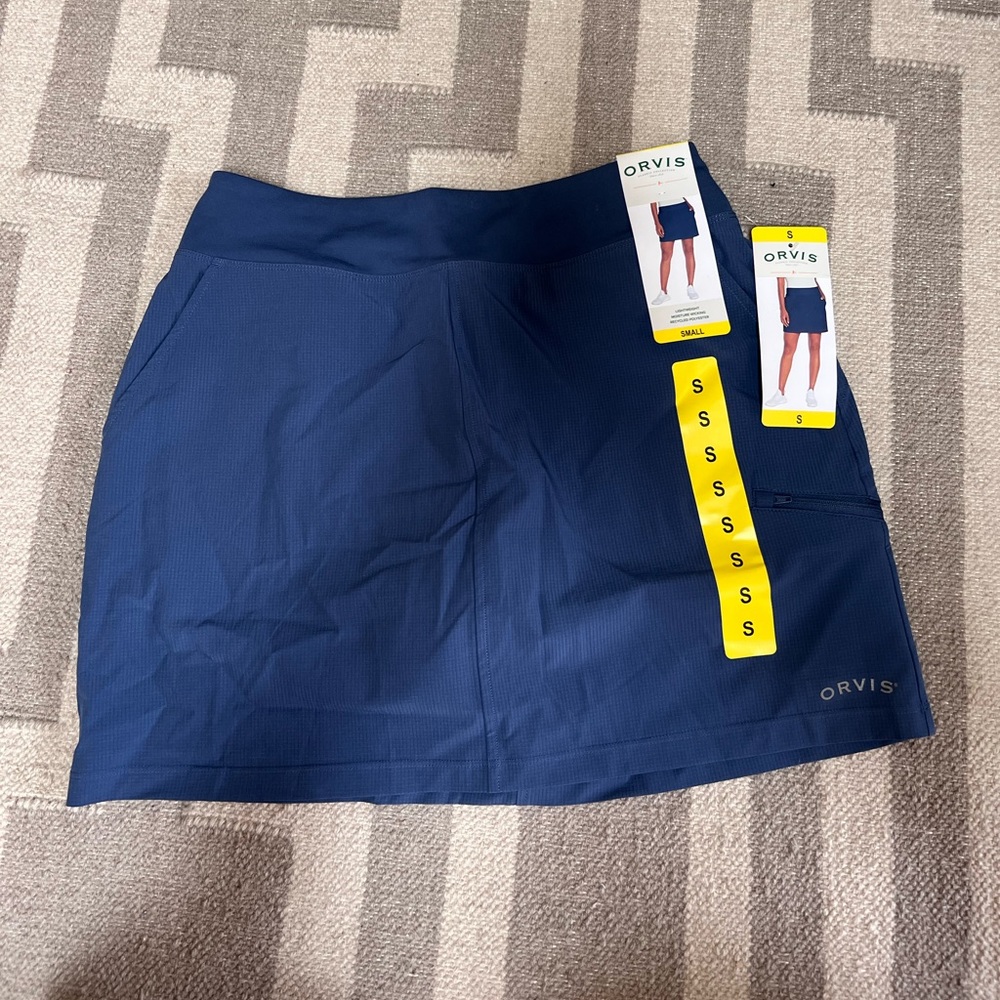 ORVIS Blue Skort - Brand New - Size S